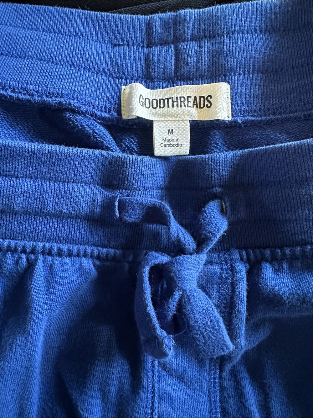 Goodthreads Mens Blue Drawstring Sweatpants